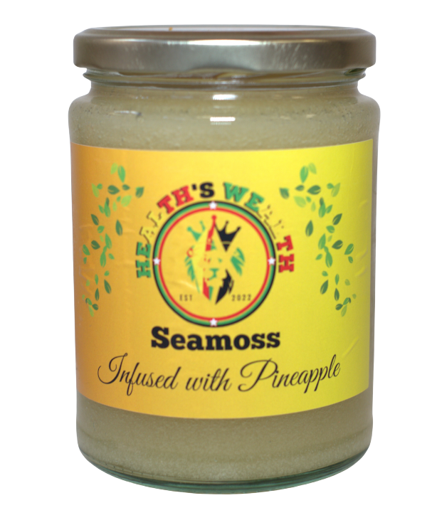 Seamoss Infused with Pineapple – (250 and 500 ml)