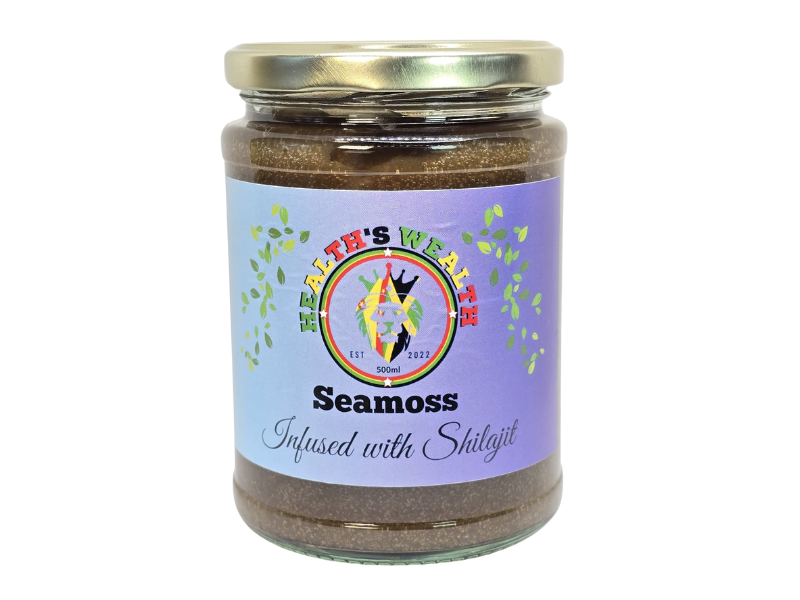 Seamoss infused with Shilajit- (250 and 500 ml)