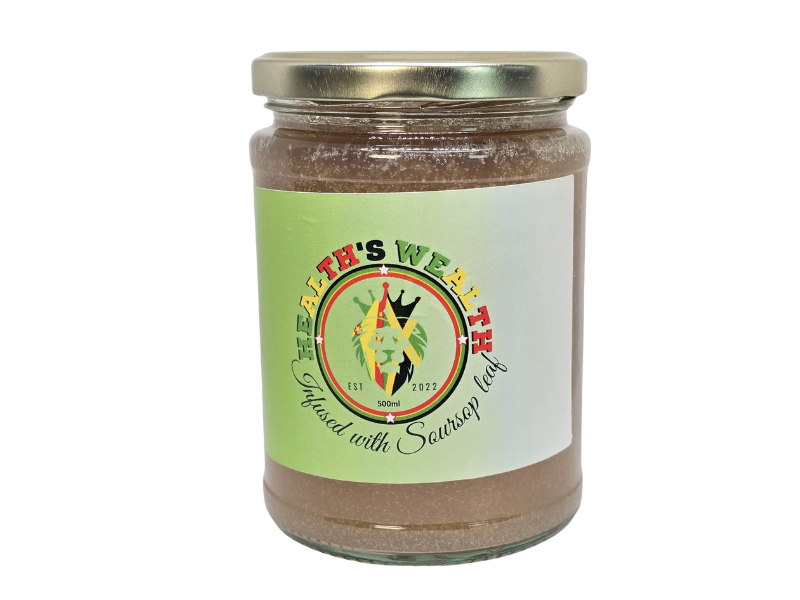 Seamoss infused with Soursop leaf- (250 and 500 ml)